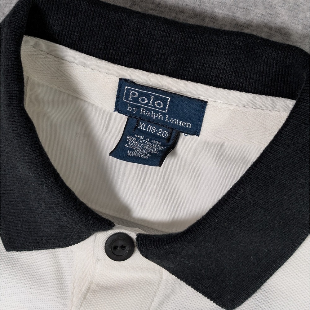 Polo Ralph Lauren Mercer Polo Team Pullover Youth XL (18-20) Rugby Long Sleeve - Picture 4 of 9